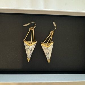 Marble drop earrings